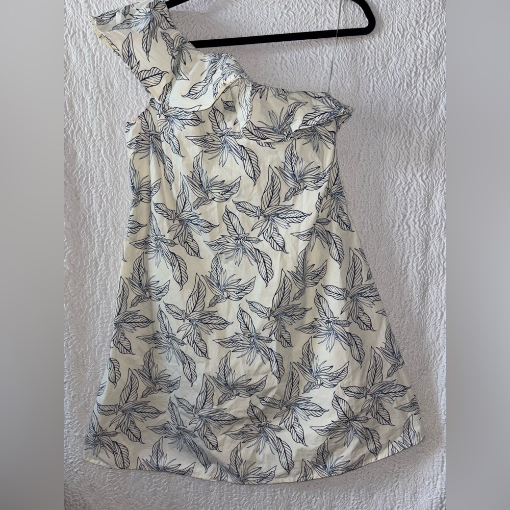 Banana Republic Floral Ruffle Details One Shoulder Midi Dress NWOT